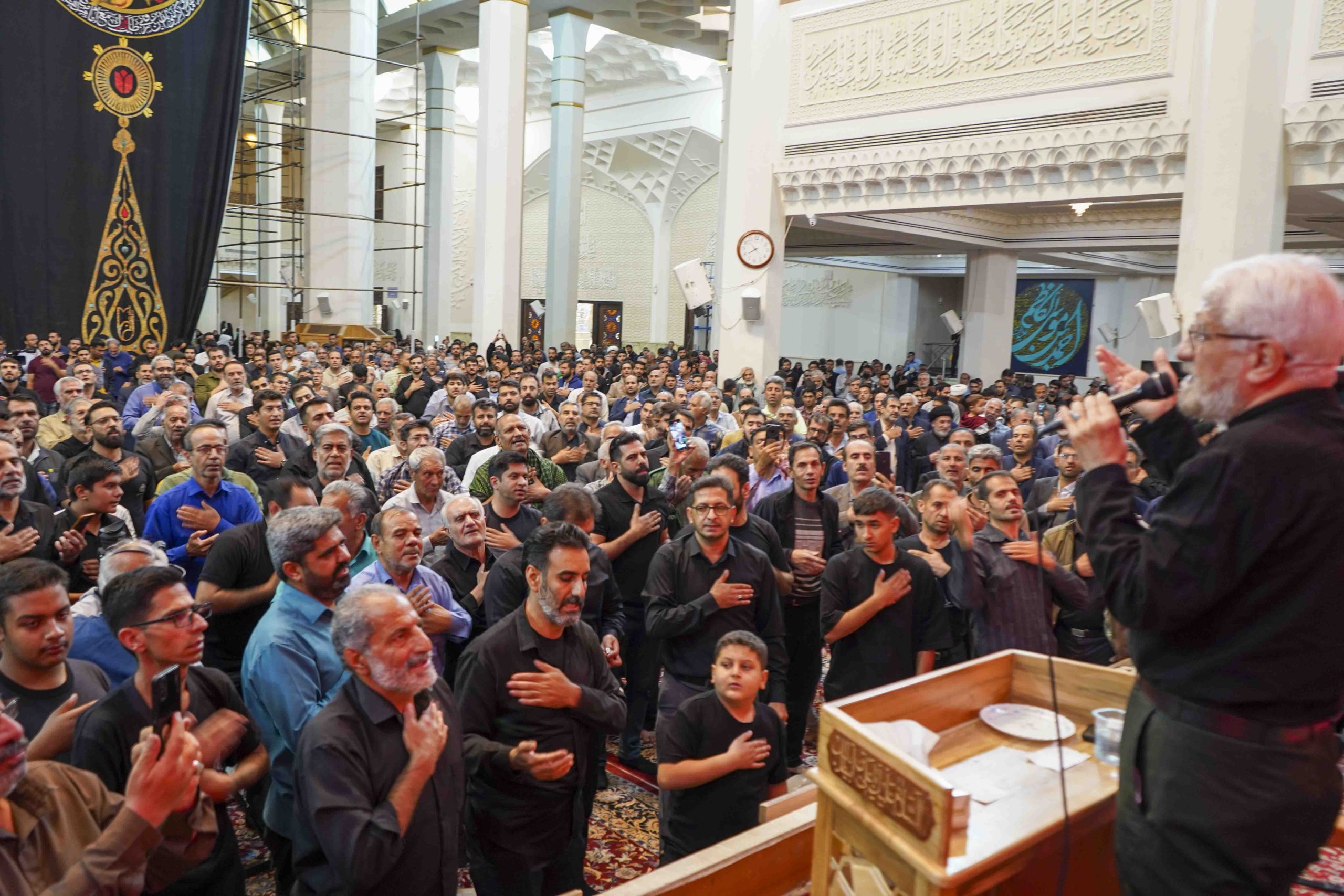 فاطمیه 19 scaled - دومین شب از مراسم سوگواری شهادت حضرت زهرا سلام الله علیها در حرم مطهر حضرت شاهچراغ علیه السلام