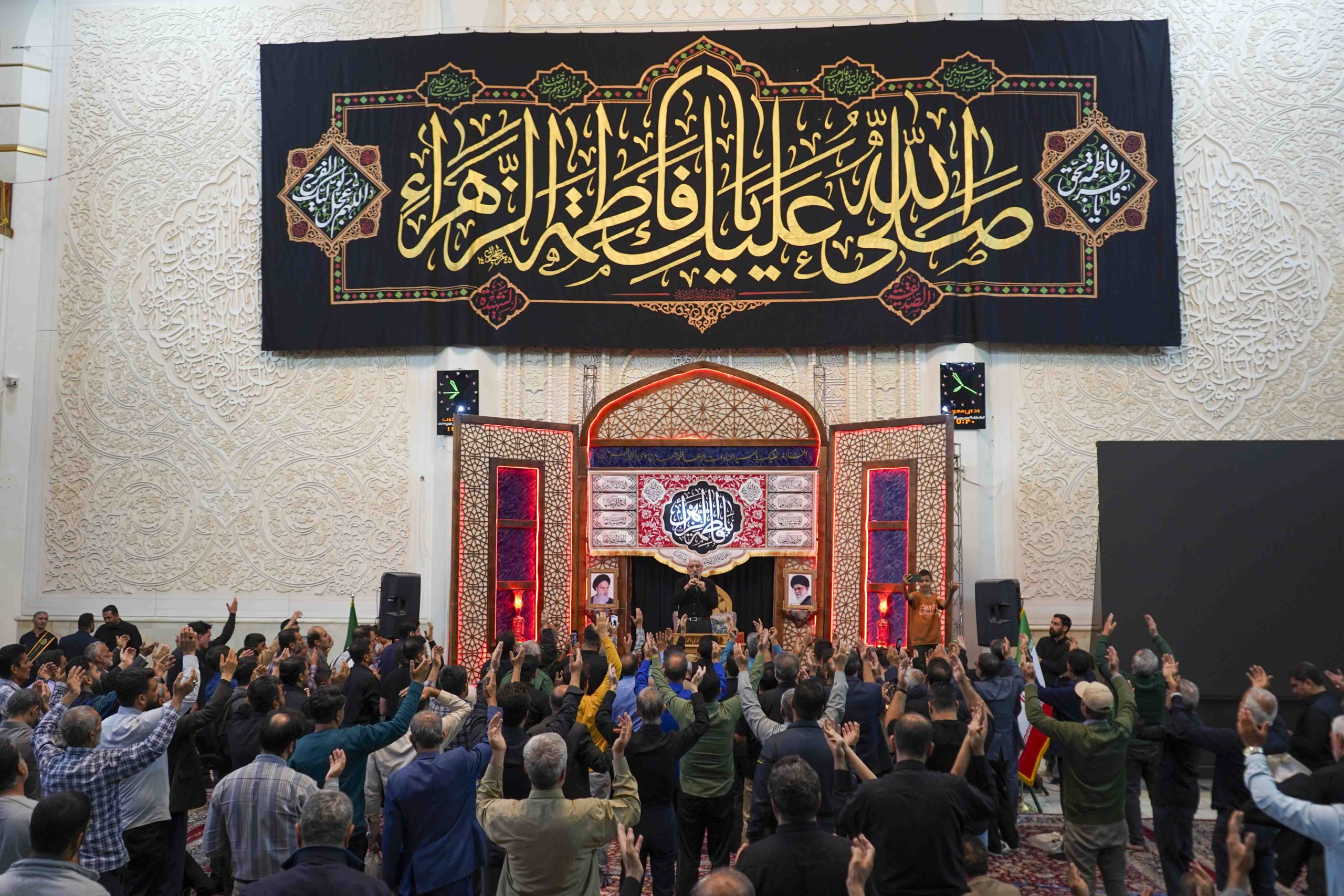 فاطمیه 24 scaled - دومین شب از مراسم سوگواری شهادت حضرت زهرا سلام الله علیها در حرم مطهر حضرت شاهچراغ علیه السلام