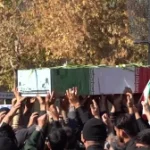 مراسم تشییع شهدای گمنام دفاع مقدس در شیراز سومین حرم اهل بیت علیهم السلام