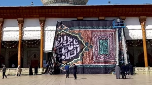 آغاز حال‌وهوای فاطمیه در سومین حرم اهل‌بیت علیهم‌السلام