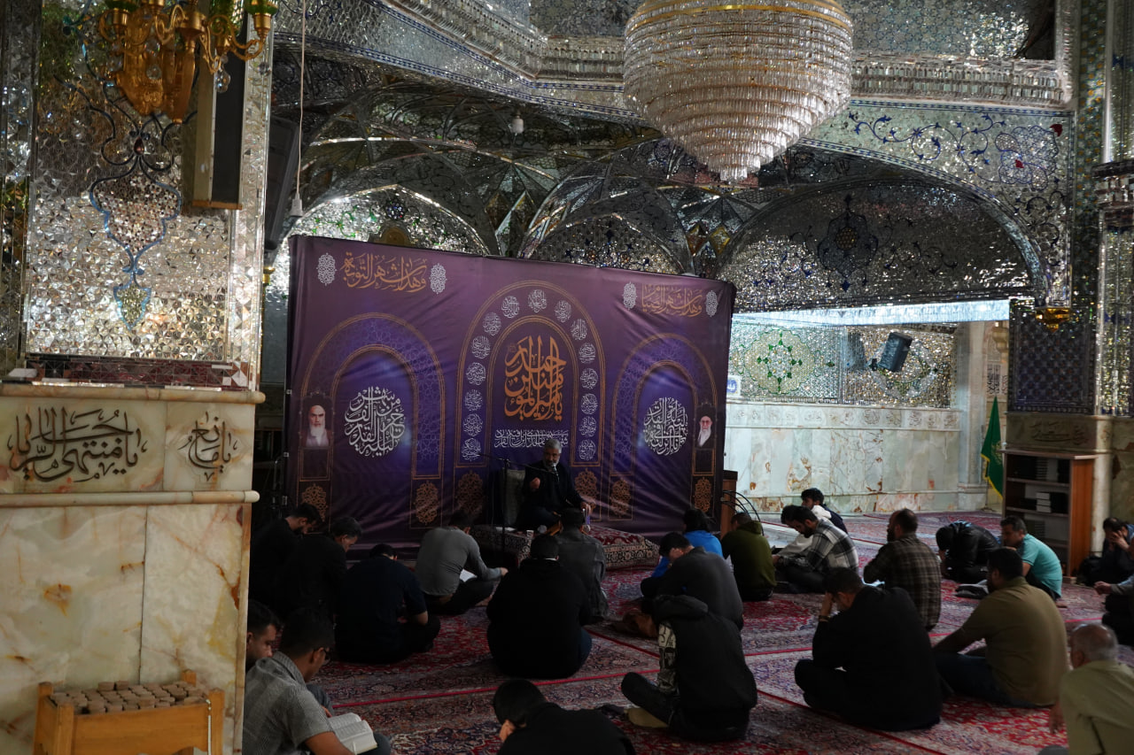 مراسم احیاء شبهای ماه مبارک رمضان در حرم مطهر شاهچراغ علیه السلام photo 2026 02 22 00 59 42 - مراسم احیاء شبهای ماه مبارک رمضان در حرم مطهر شاهچراغ علیه السلام