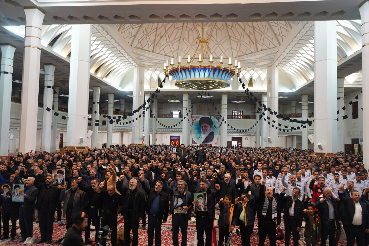 مراسم بزرگداشت رهبر و قائد عظیم الشان جهان اسلام شهید حضرت الله العظمی امام خامنه ای photo 2026 03 03 16 54 24 2 - مراسم بزرگداشت رهبر و قائد عظیم الشان جهان اسلام شهید حضرت الله العظمی امام خامنه ای