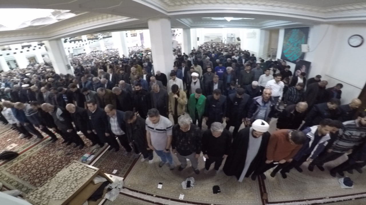 photo 2026 03 21 08 36 17 - اقامه باشکوه نماز عید فطر در حرم مطهر حضرت شاهچراغ علیه&zwnj;السلام