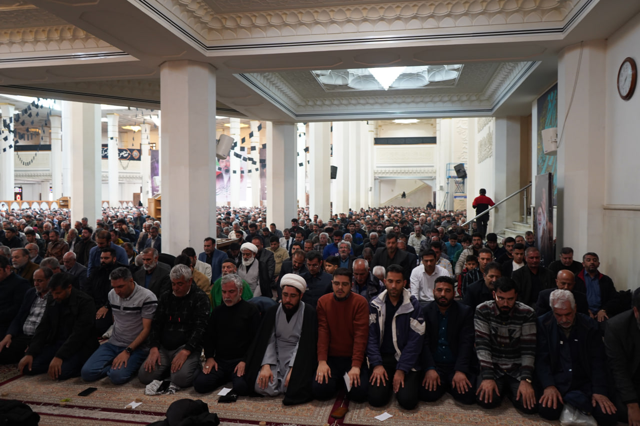photo 2026 03 21 08 36 30 - اقامه باشکوه نماز عید فطر در حرم مطهر حضرت شاهچراغ علیه&zwnj;السلام