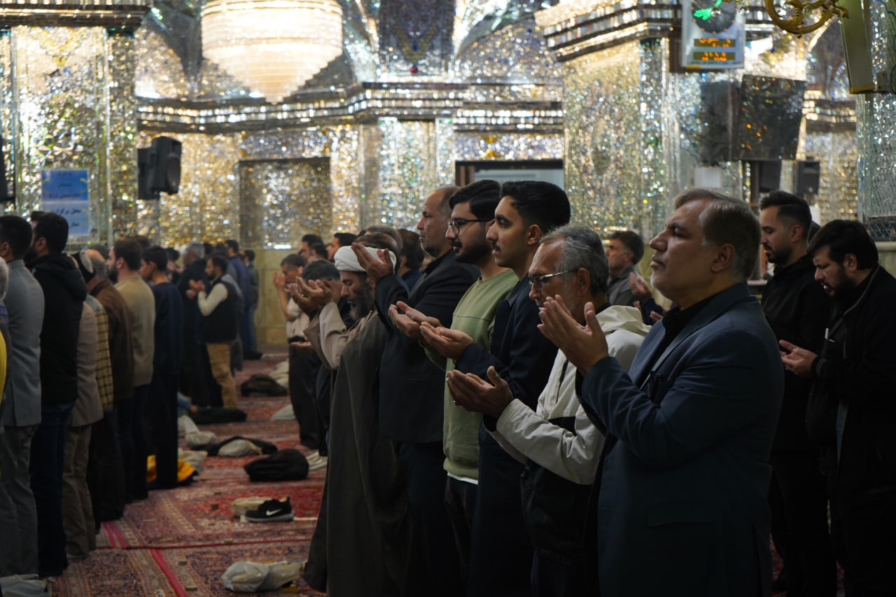 photo 2026 03 21 08 36 55 - اقامه باشکوه نماز عید فطر در حرم مطهر حضرت شاهچراغ علیه&zwnj;السلام