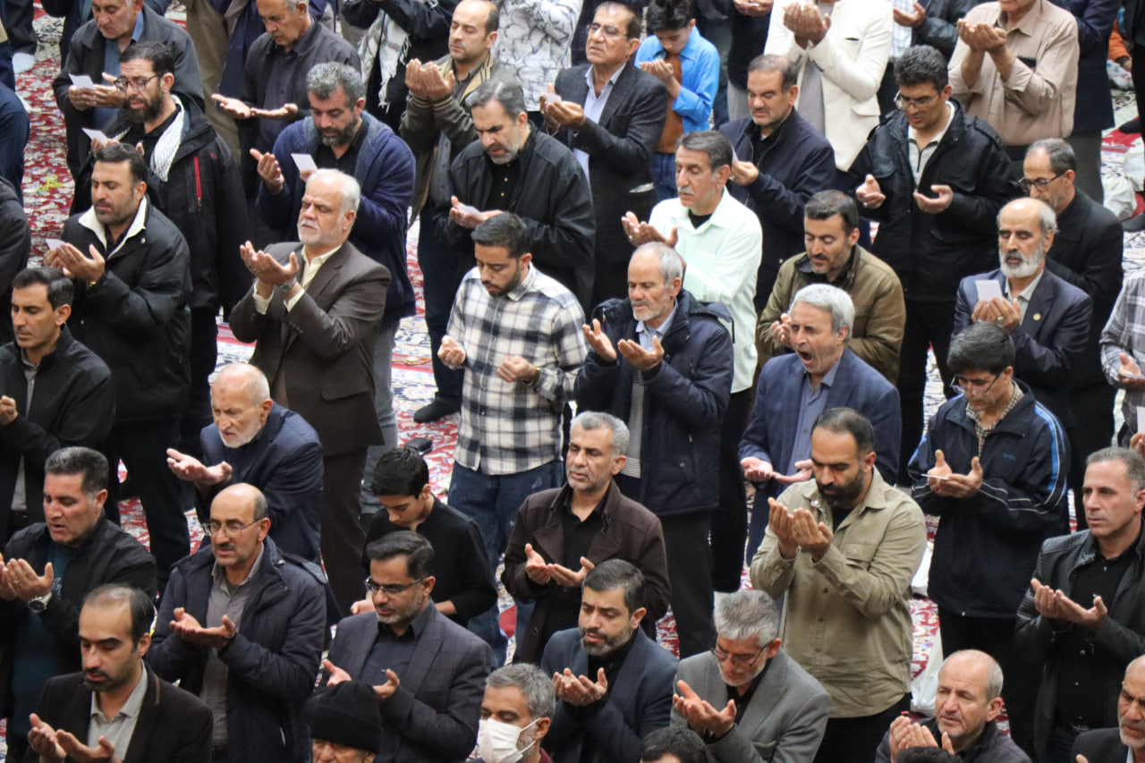 photo 2026 03 21 08 37 02 - اقامه باشکوه نماز عید فطر در حرم مطهر حضرت شاهچراغ علیه&zwnj;السلام