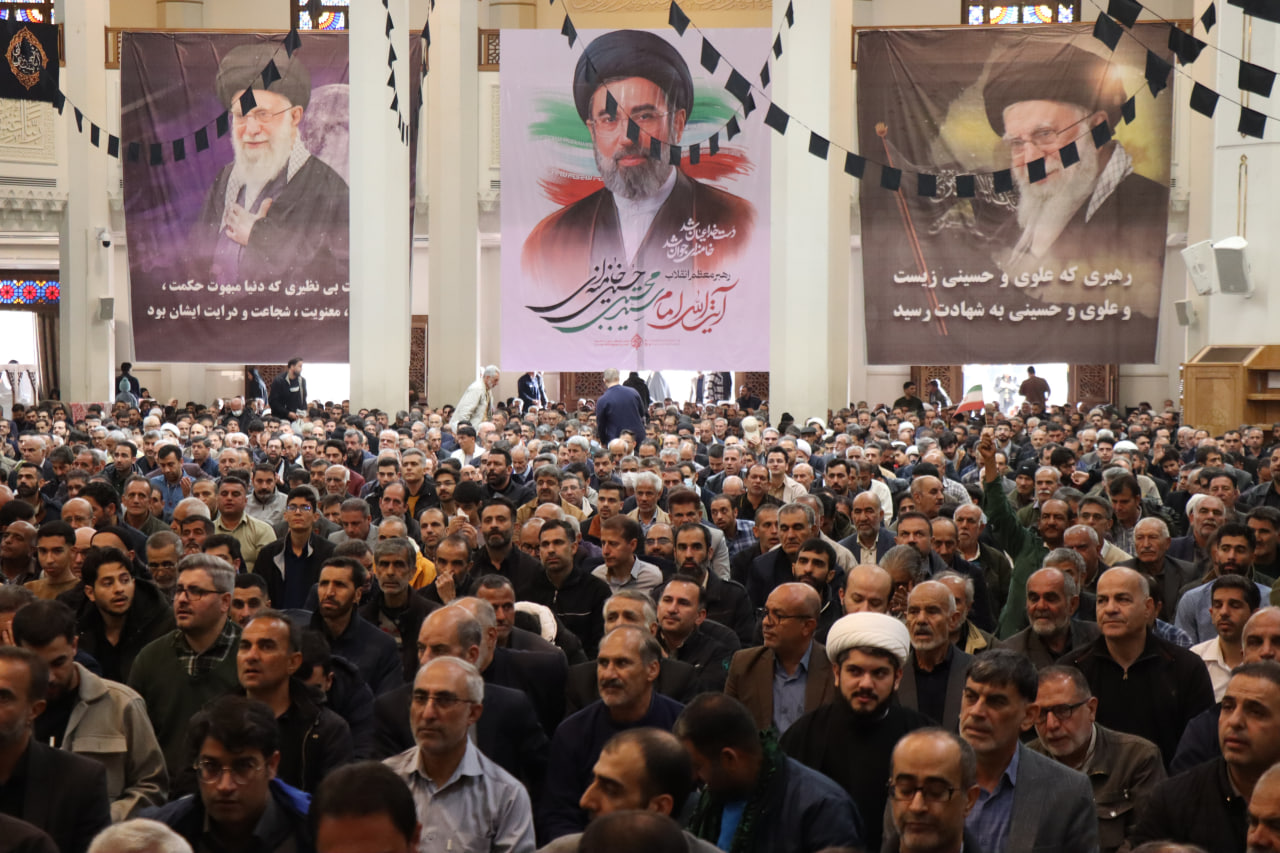 photo 2026 03 21 08 37 10 - اقامه باشکوه نماز عید فطر در حرم مطهر حضرت شاهچراغ علیه&zwnj;السلام