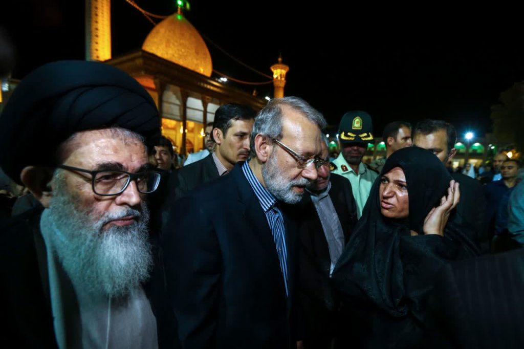photo 2026 04 07 23 57 16 1024x682 - تصاویری از تشرف شهید دکتر علی لاریجانی به حرم مطهر حضرت شاهچراغ (ع)
